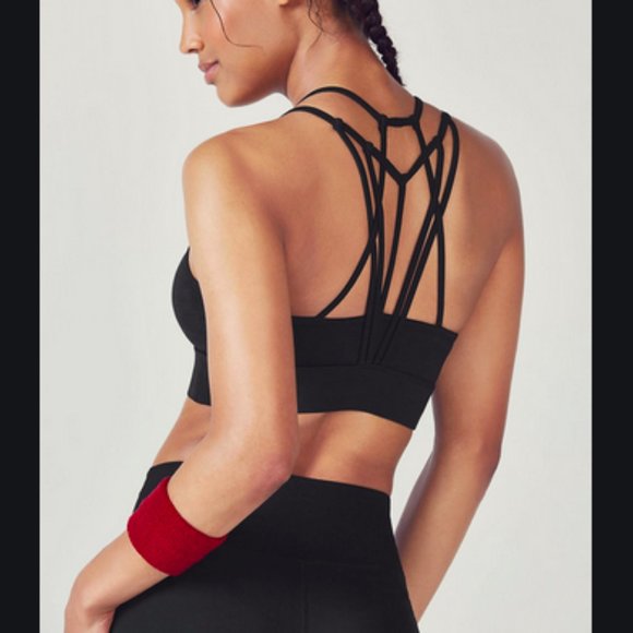 Fabletics Other - Fabletics Black Strappy Sports Bra S